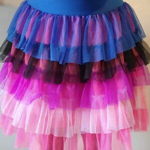 Target TAKE PRIDE Ruffled Tutu Skirt LGBTQ Queer Unique Size XXL Tulle NWOT